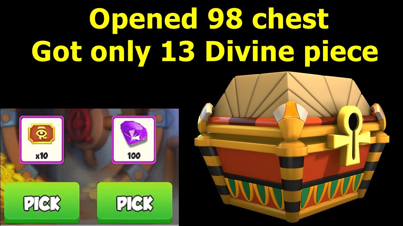Only 13 Divine Piece out of 98 Chest | Got 100 Gems in Stocking Dungeon | Mini Divine Event | DML