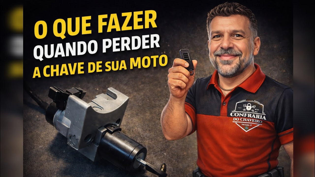 Como Fazer a Chave da Moto Honda CG  pelo Cilindro, Trava do Guidão, Chaves Perdidas.