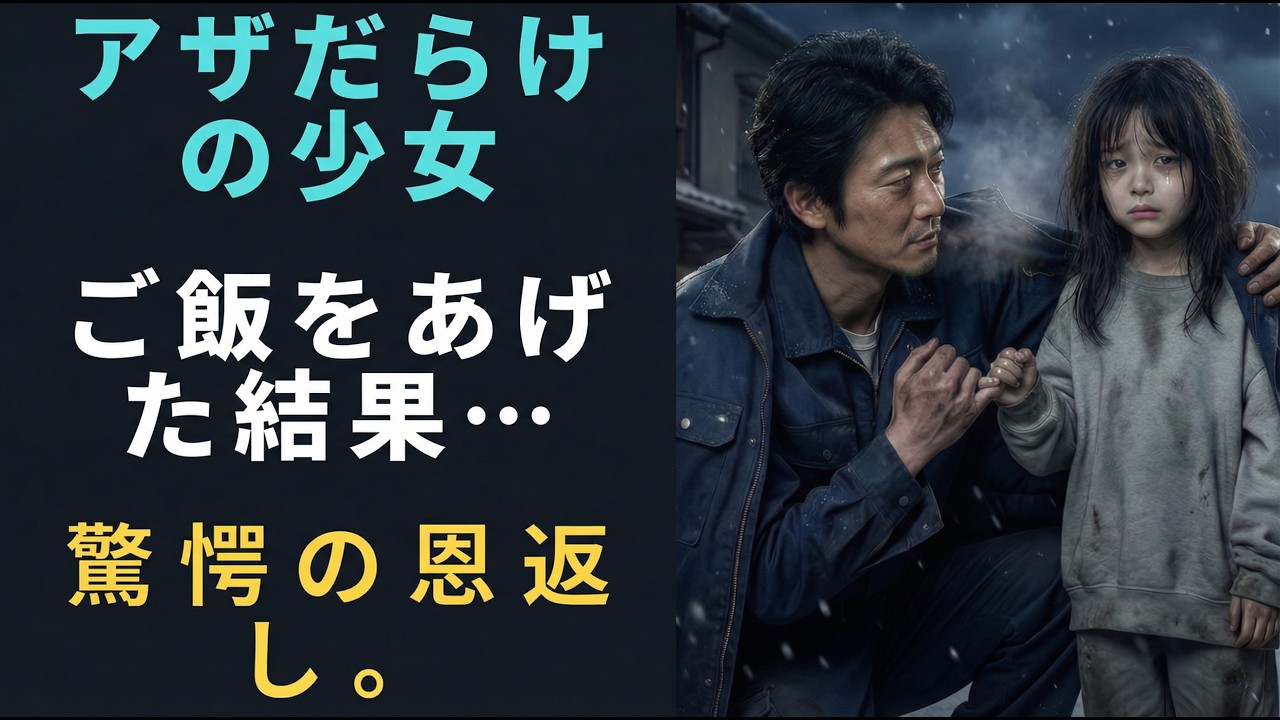 大雪の夜に助けた少女は、未来の娘でした。20年後の結婚式で起きた「奇跡の結末」に涙が止まらない…【感動する話】