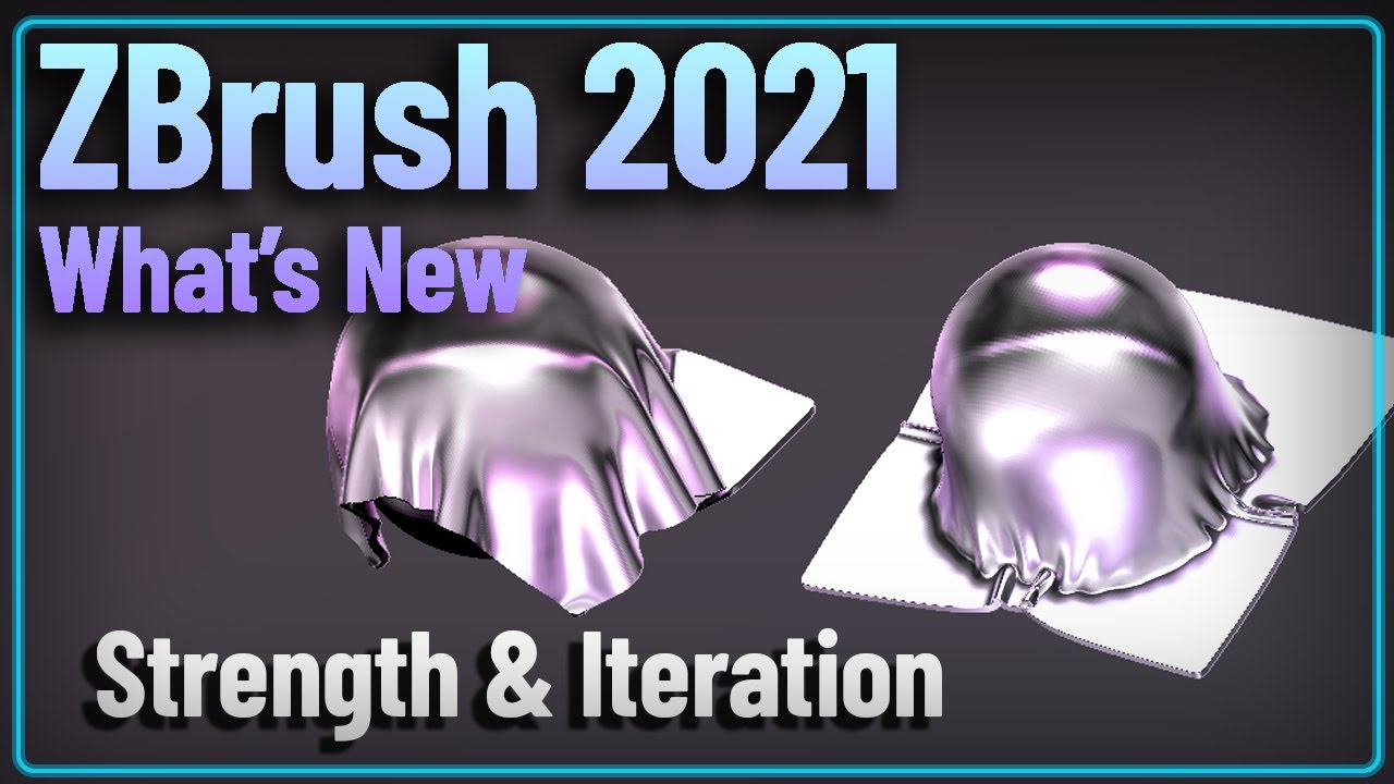 005 ZBrush 2021 Gravity Strength and Simulation Iterations
