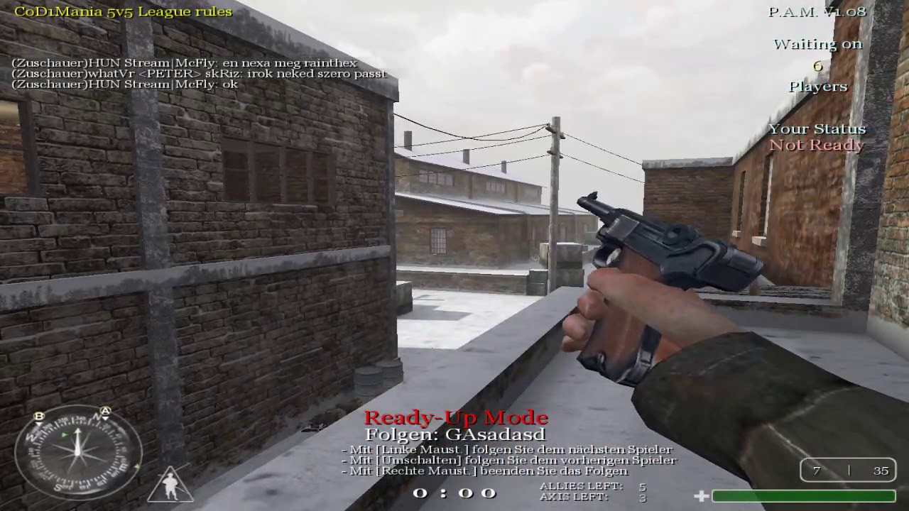 Team Hungary vs. Team Czech Republic harbor, tigertown Call of Duty 1 CoD1Mania NationsCup Fall 2020