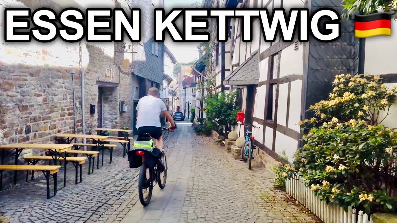 [4K] Largest District of Essen City - Kettwig Old Town Walking Tour
