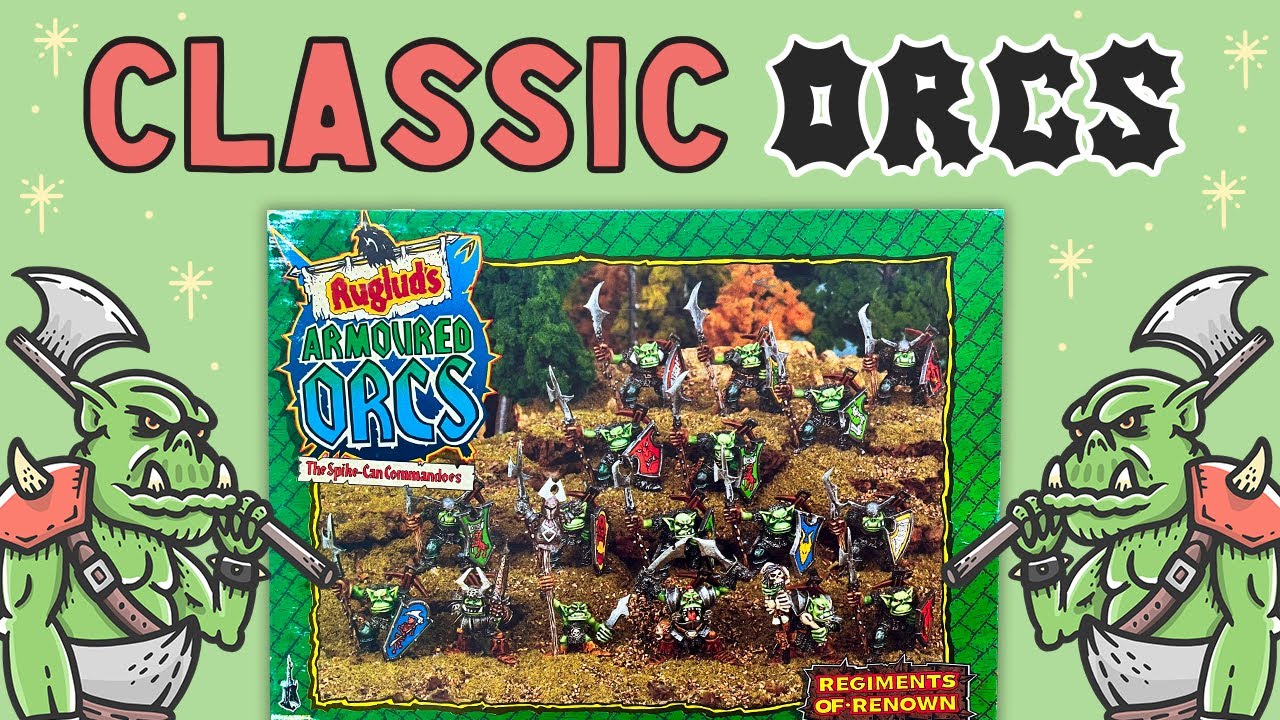 Раскрашиваю свою САМУЮ СТАРУЮ коробку Warhammer Orcs!