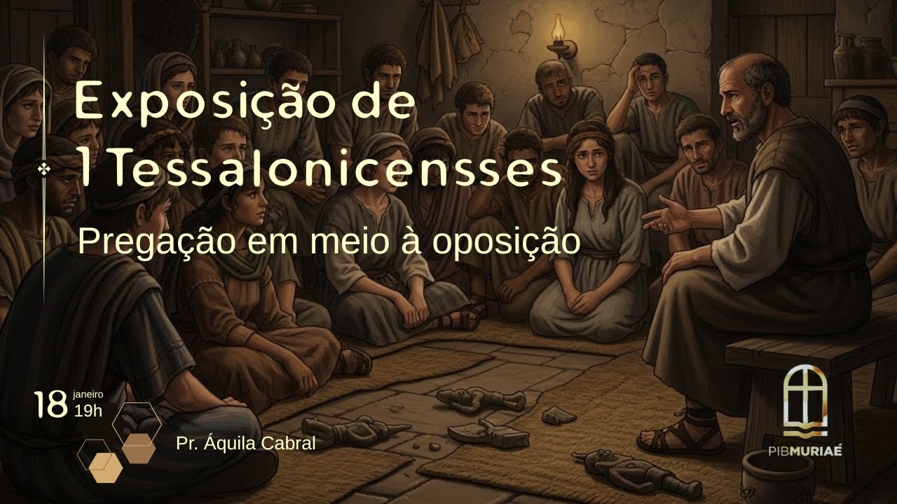 Exposição de 1 Tessalonicenses | Pregação em meio à oposição | Pr. Áquila Cabral