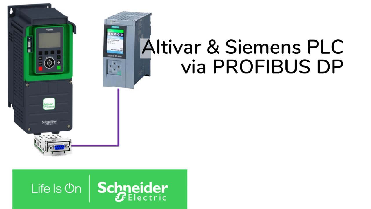 Как настроить связь PROFIBUS между ПЛК Altivar и Siemens | Служба поддержки Schneider Electric