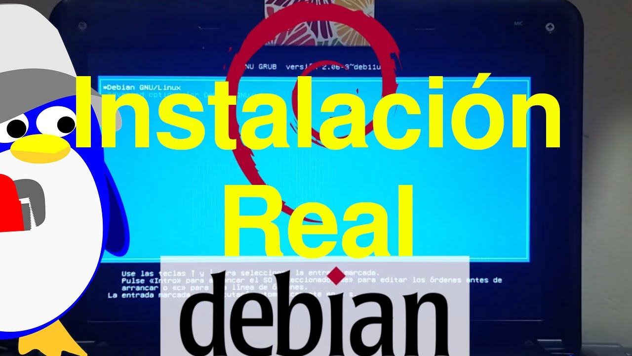 Instalar Linux Debian 11 - 32 Bits Paso a Paso 🐧 [Instalación Mínima]✅