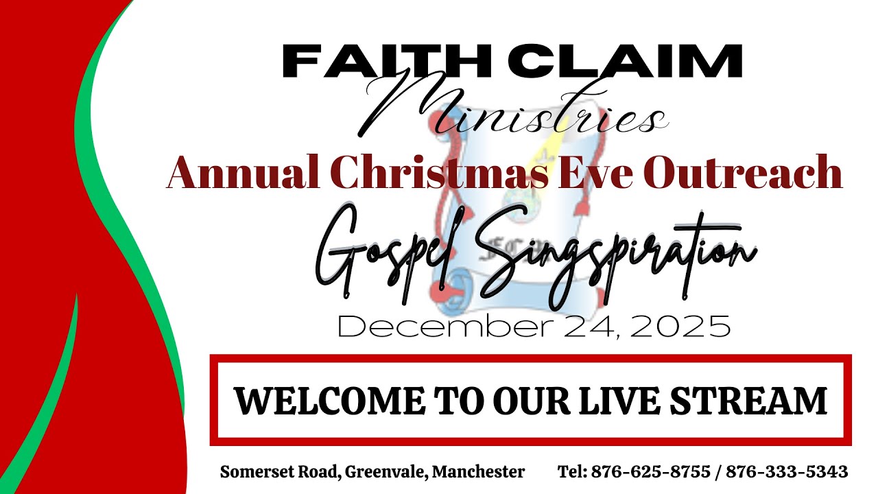 Faith Claim Ministries || Gospel Singspiration - December 24, 2025