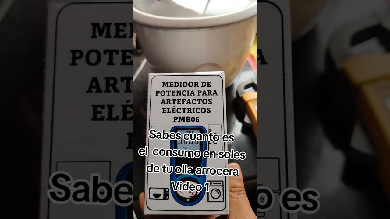 Medidor de consumo energ&iacute;a para artefactos el&eacute;ctricos