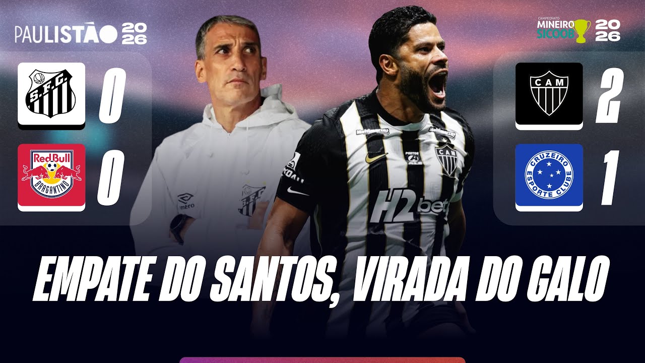 Santos e mais um domingo FRUSTRANTE (E mais: virada do Galo)