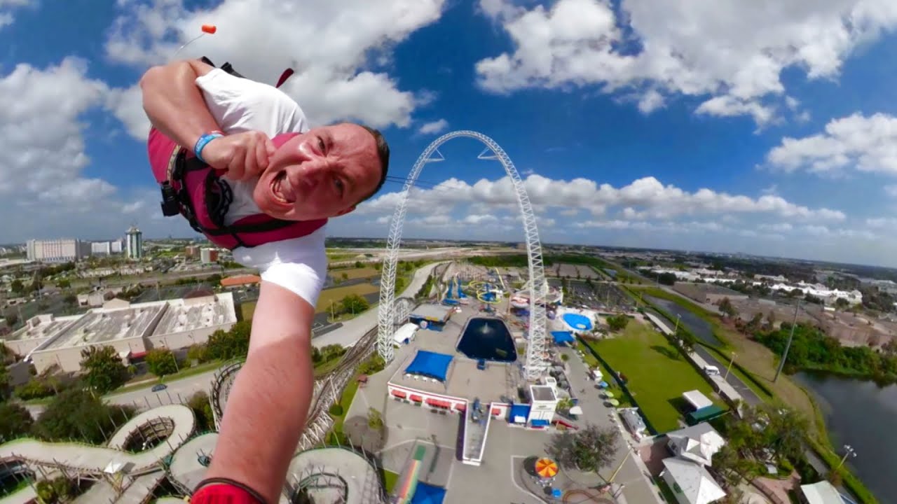 I FELL 250ft ON THE WORLDS 2nd TALLEST SKY COASTER | FUN SPOT ORLANDO | AUTISM AWARENESS FUNDRAISING