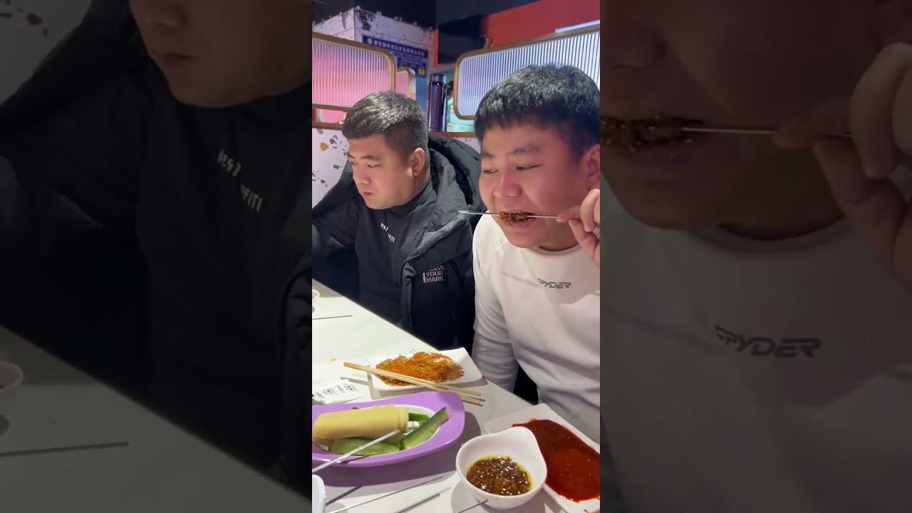 农村生活 今天叫大哥去吃特色自助烧烤，一顿给大哥忽悠，给年轻女老板上一课。#农村生活#记录生活#美食