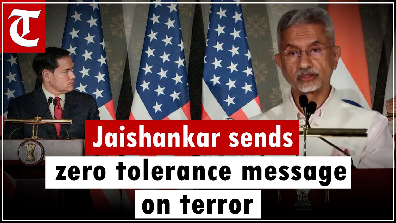 WATCH: EAM Jaishankar Sends Strong &ldquo;Zero Tolerance&rdquo; Message on Terrorism Alongside Marco Rubio