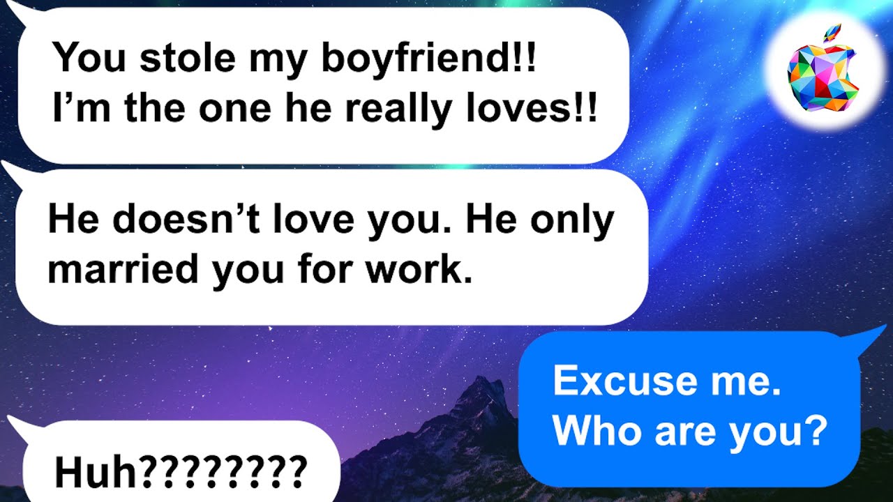 【Apple】I started getting weird texts that I stole my husband after we announced our engagement...