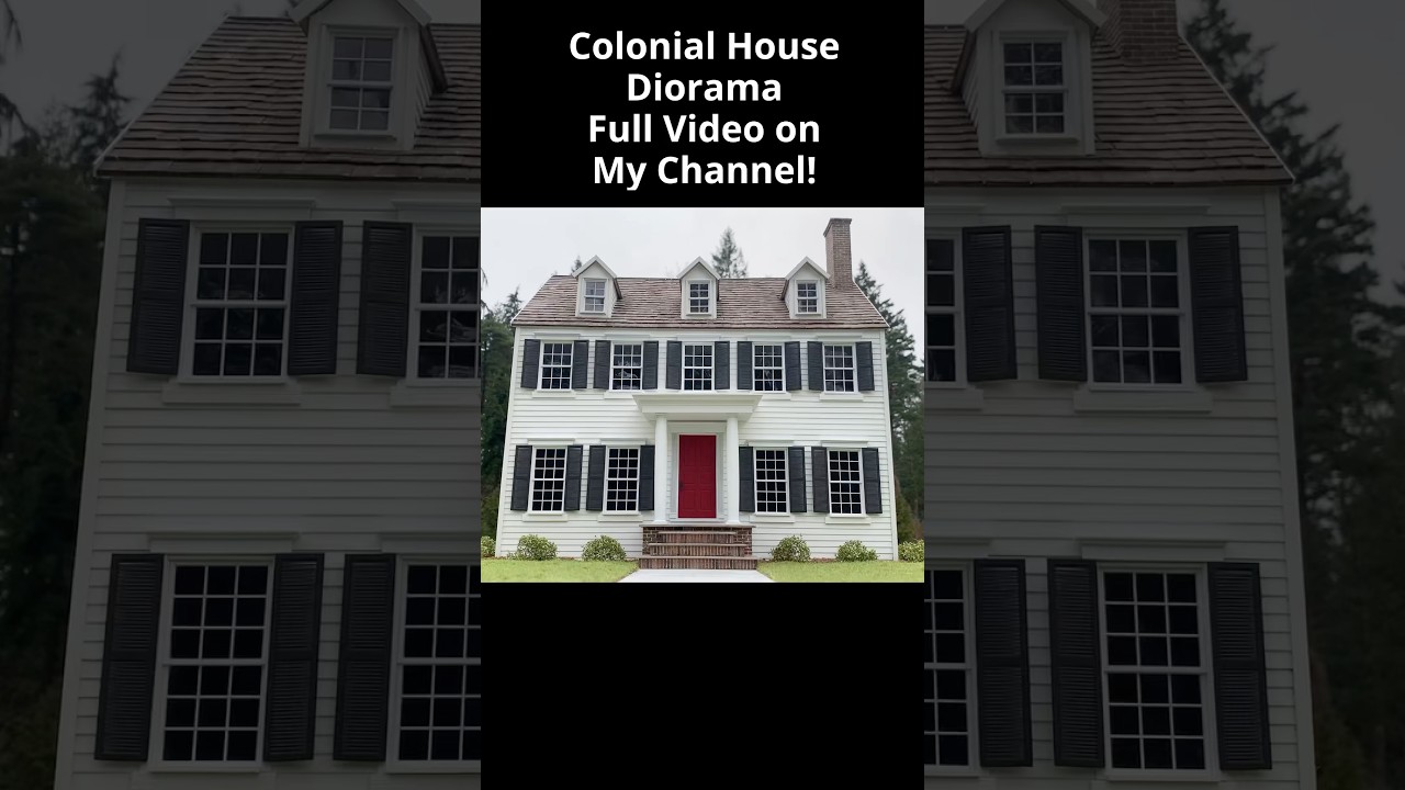 How to Build a REALISTIC Model House DIORAMA 