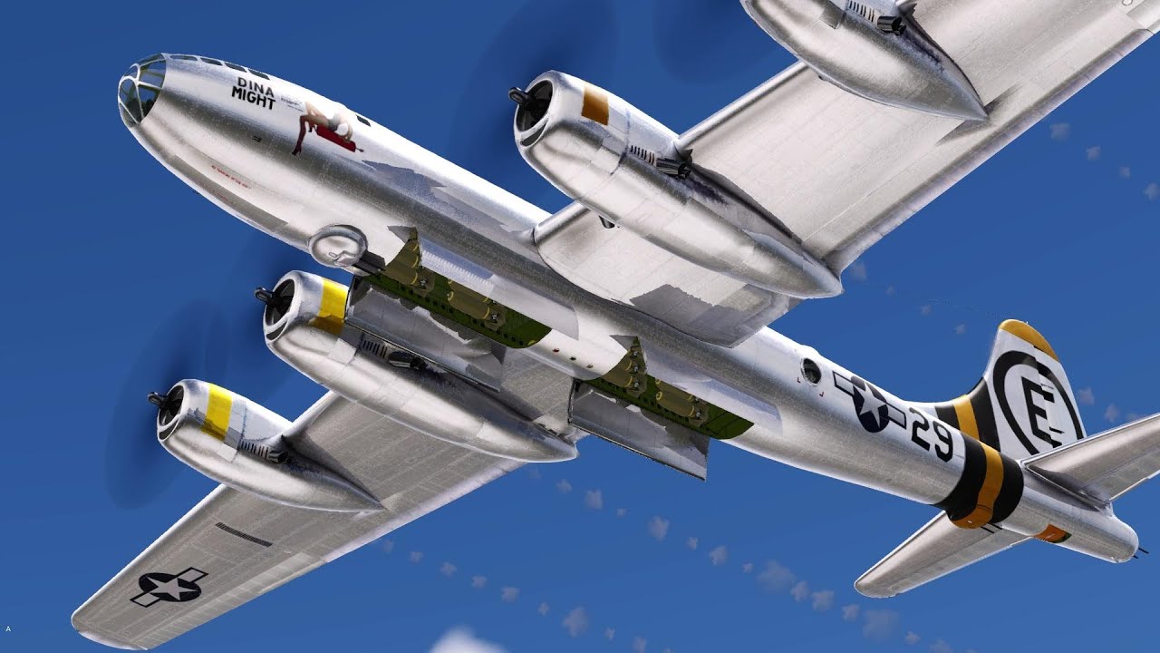 X-Plane 12 Boeing B-29 Startup & Flight Around Halmstad (ESMT)