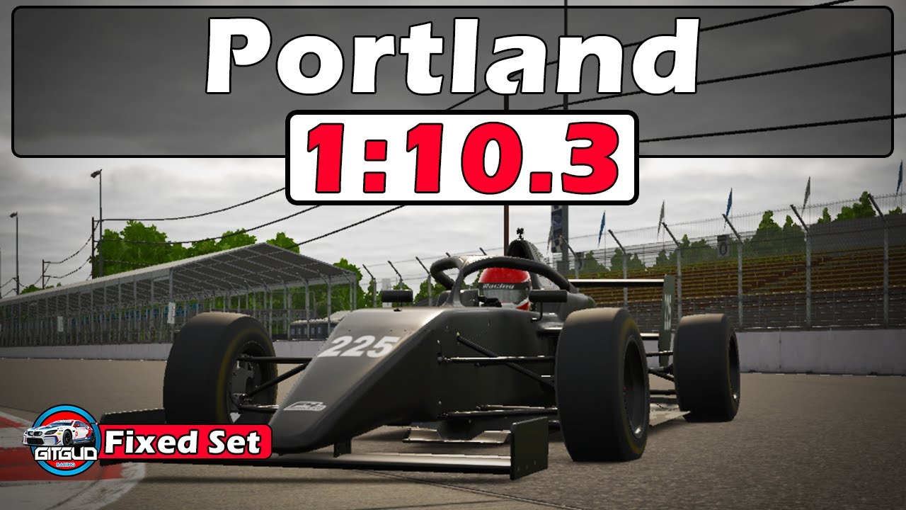 iRacing F4 Portland International Raceway  Track Guide - 1:10.3