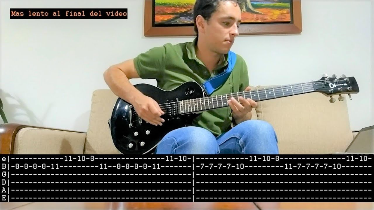 Rodolfo Aicardi   Adonay   Guitarra   Tutorial   cover   Tab