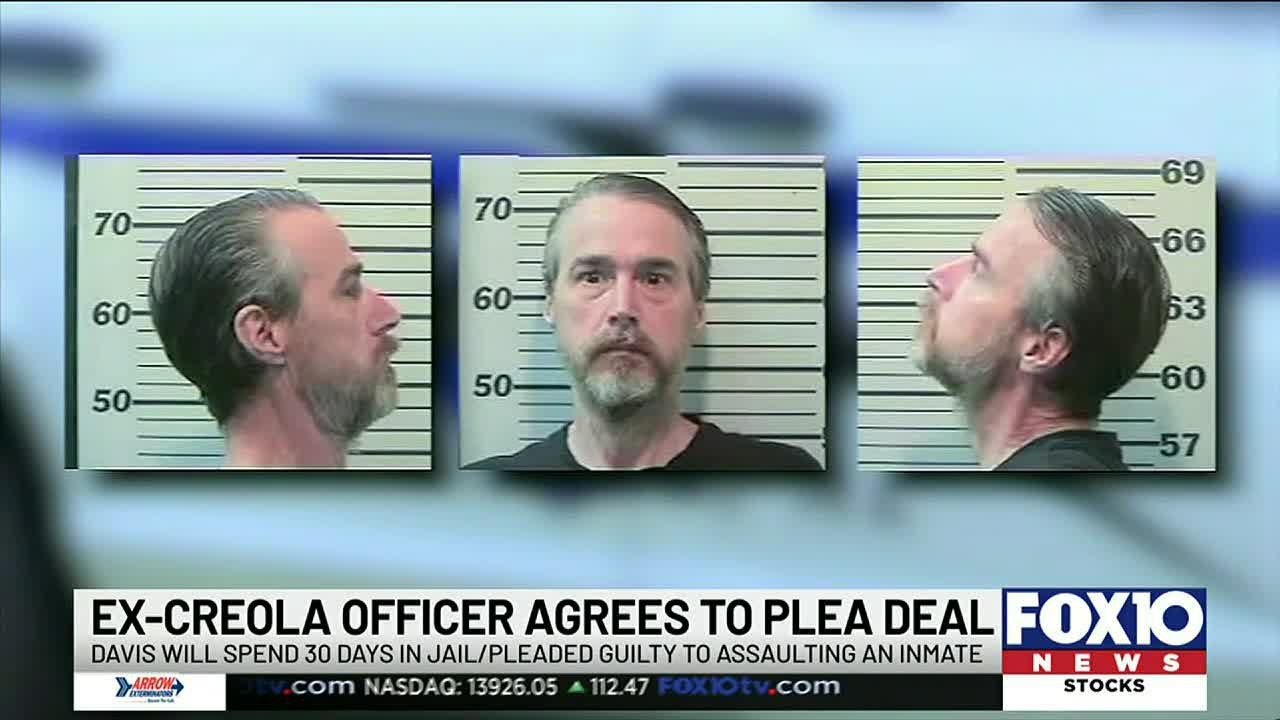 Ex-Creola police officer pleads guilty to assaulting inmate