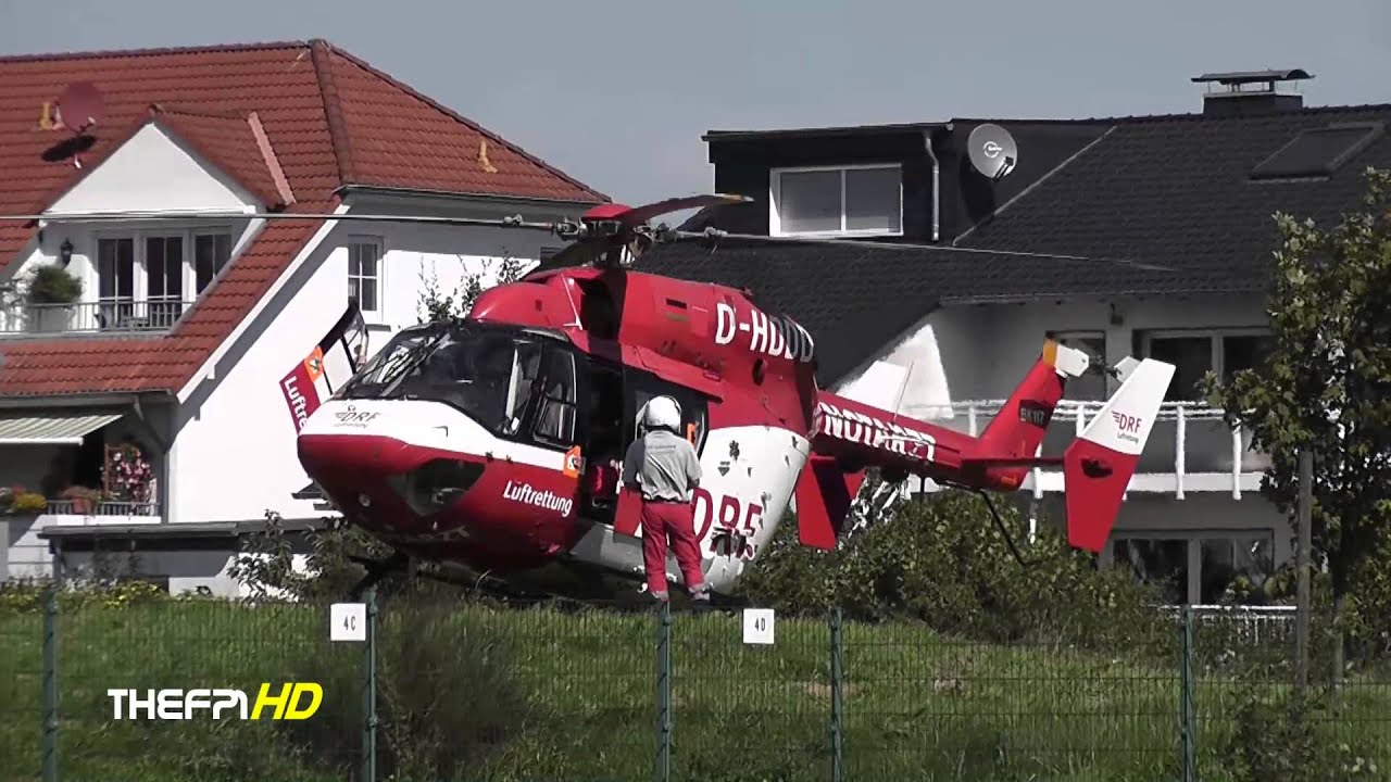 DRF Rettungshubschrauber in Breckerfeld 30.08.2015