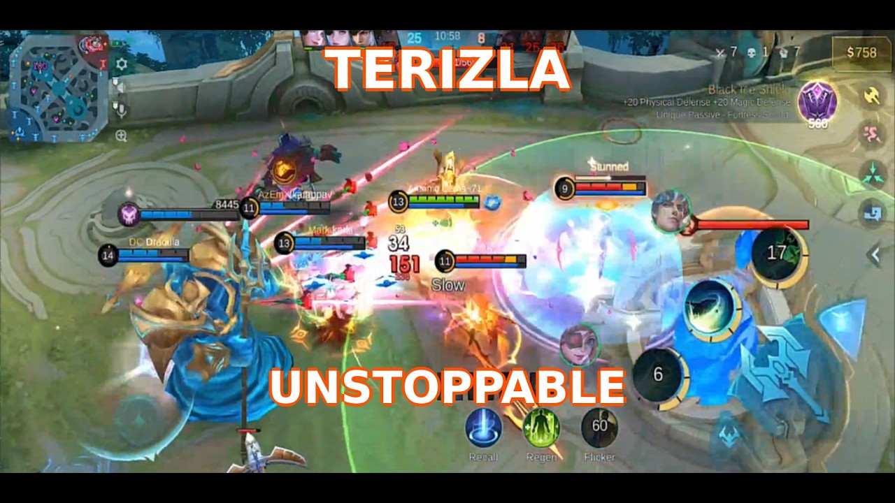 TERIZLA DAMAGE IS INSANE 🔥 Unstoppable Fighter | MLBB