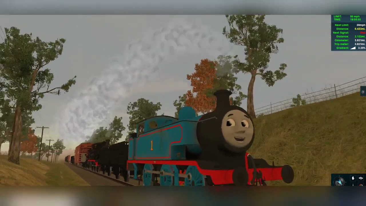 THOMAS ANNIE CLARABEL - BACK IN THE DAY! - MYSTERIOUS TRACK! - TRAINZ A NEW ERA - SIMULATOR TRAIN