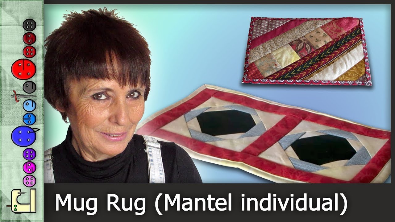 Cómo hacer un Mug Rug (Patchwork) [Tutorial]