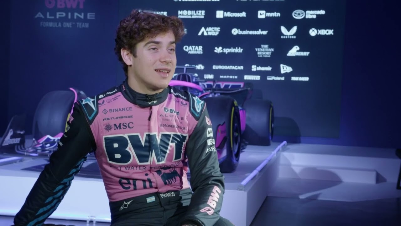 Franco Colapinto - Presentación oficial del Alpine Formula One Team 2025
