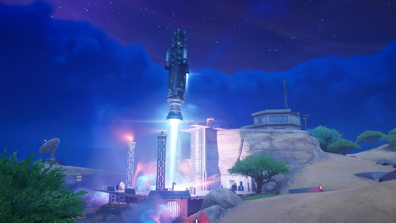 Fortnite Rocket Landing EVENT! (No talk) - Chapter 7 Season 1