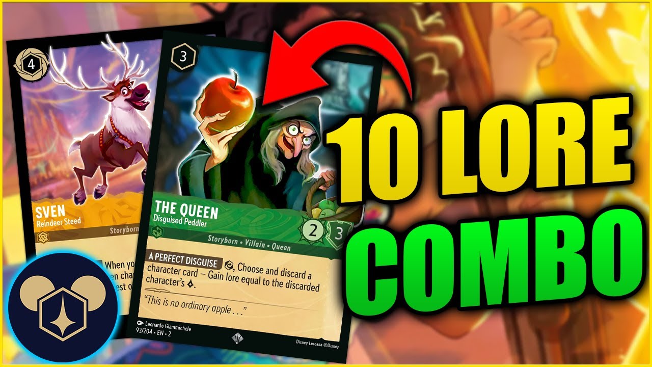 THE 10 LORE QUEEN COMBO LORCANA DECK!
