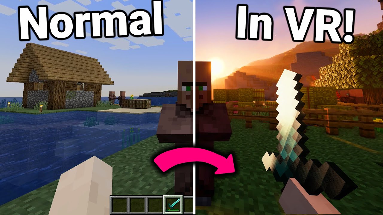 Я превратил Minecraft в идеальную VR-игру с помощью модов!