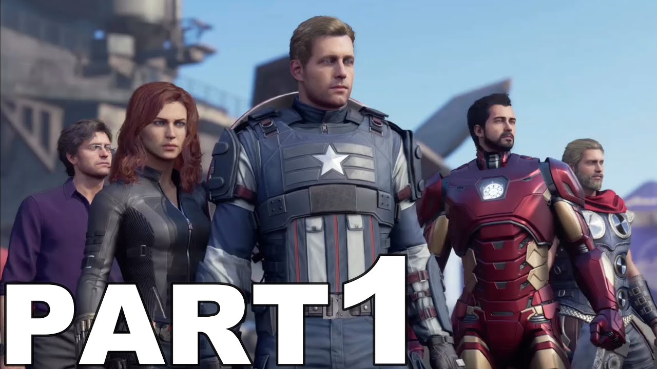 MARVEL' S AVENGERS Walkthrough Gameplay Part 1 - A-DAY (BETA)