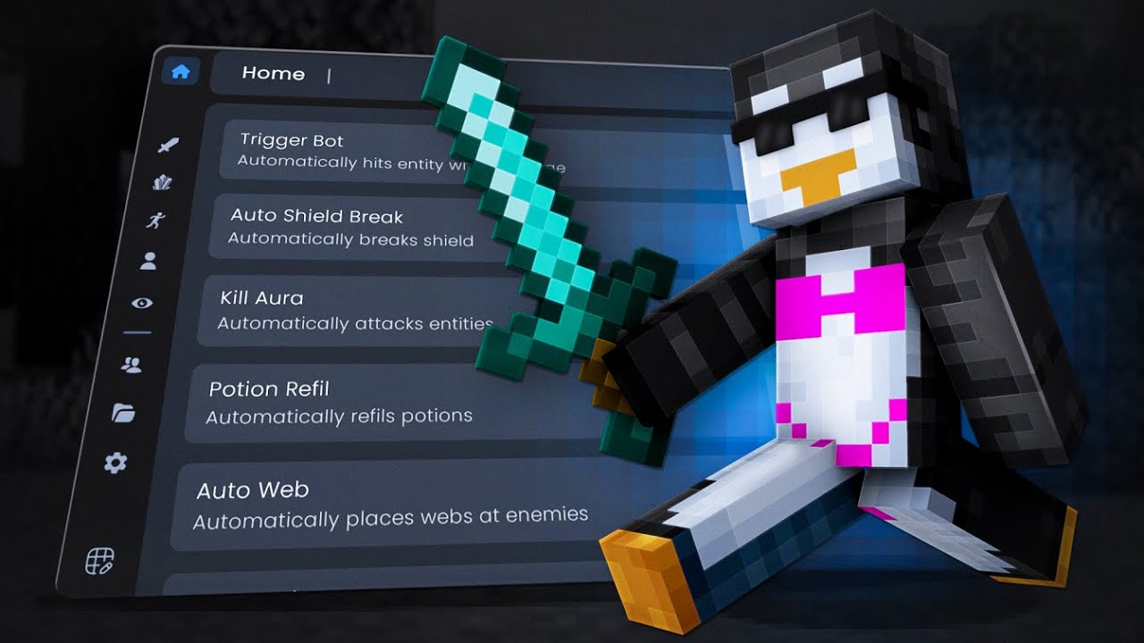 ZNALAZŁEM NAJLEPSZE CHEATY DO MINECRAFT 😈 Grim Client 4.0 UPDATE❗