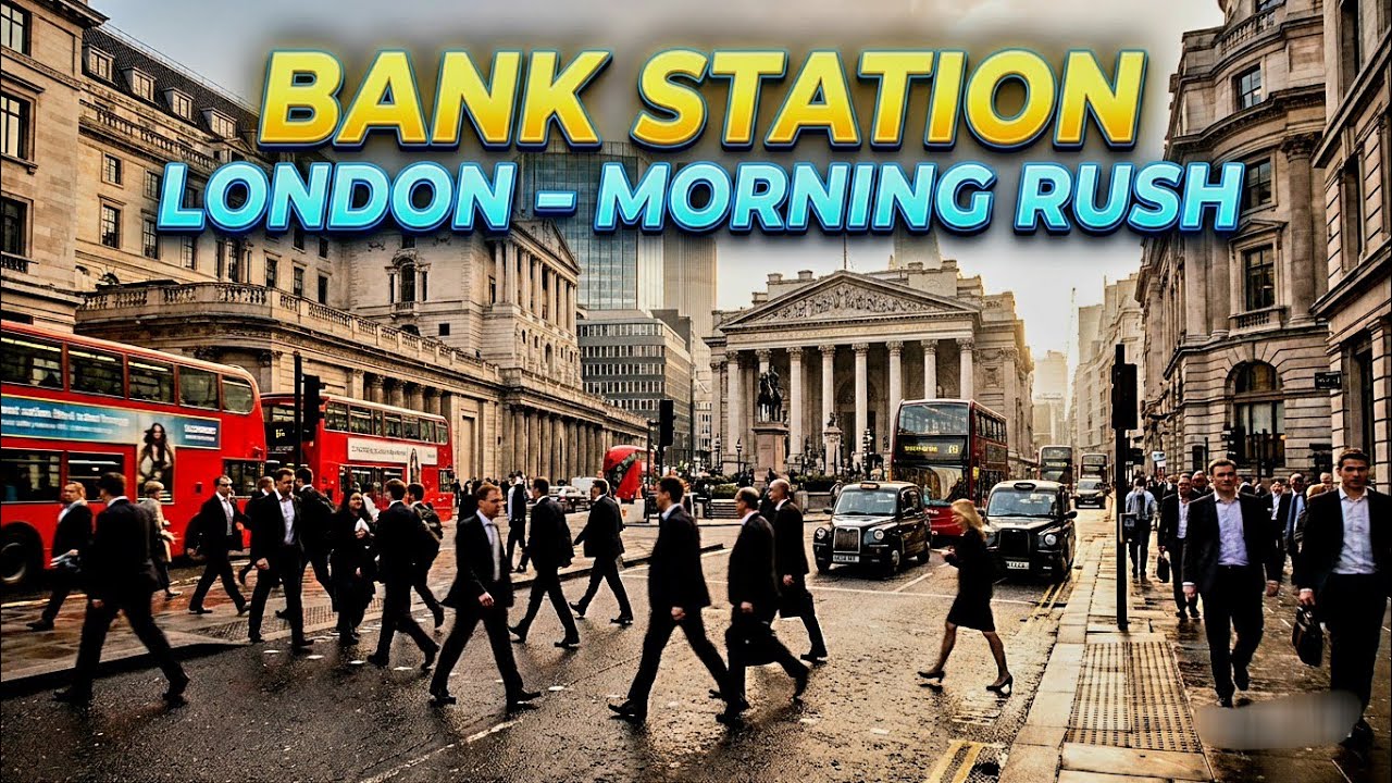 Bank Station London | Morning Rush | London Life | London Walk | Exploring wisdom with Qaiser