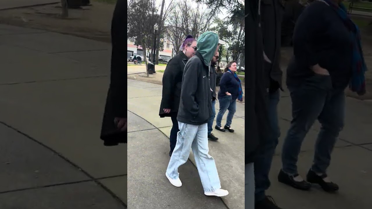 Sacramento. California. An unpleasant part of the downtown. January 2026. 