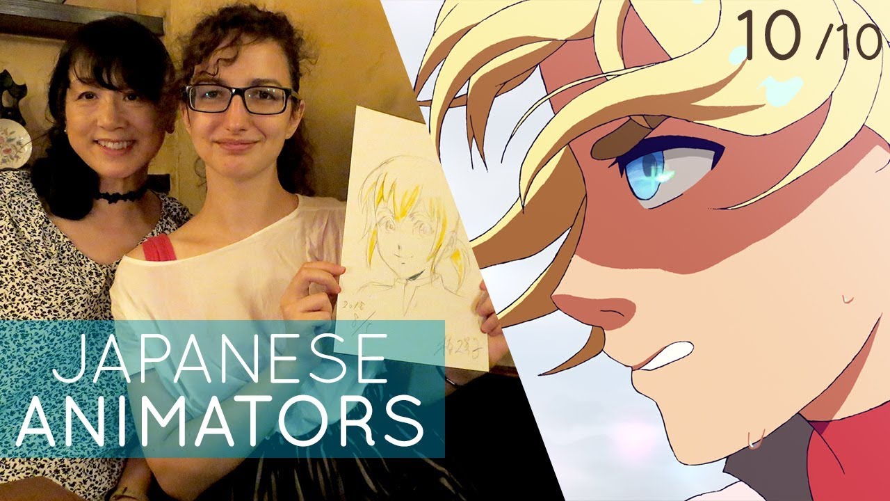 Gintama's Animator Drawing & Commenting on her Student's Short. Kakoi Sensei Interview 10/10