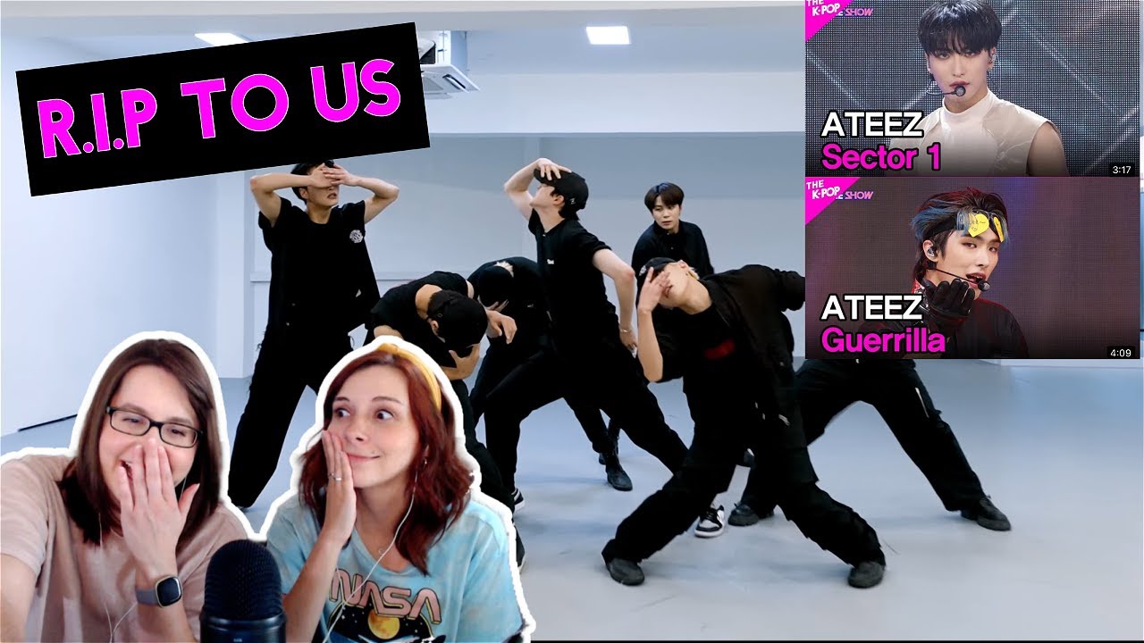 ATEEZ (에이티즈) 'Guerrilla' Dance Practices + 'Guerrilla' Live + 'Sector 1' Live - REACTION