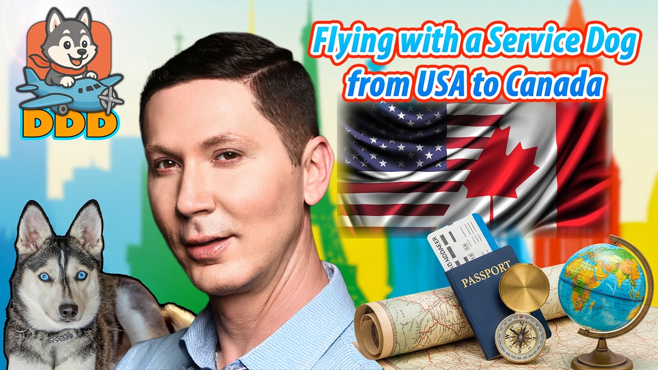 Flying with a Service Dog from USA to Canada: Complete Step-by-Step Guide -What Documents Do I need?