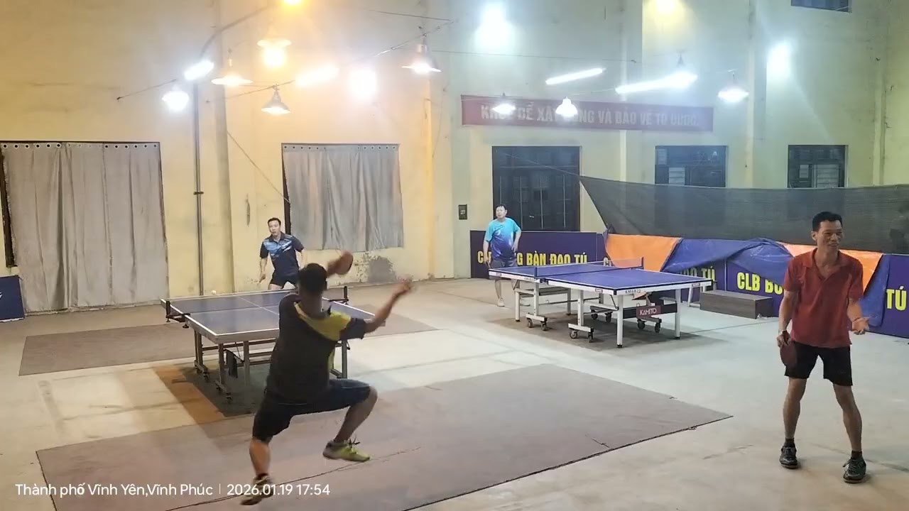 Review bóng bàn đơn CLB phố phường giải trí 