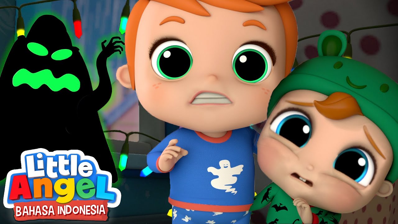 Bayi Kecil Imut Takut Dengan Monster Besar | Lagu Anak-anak | Little Angel Bahasa Indonesia