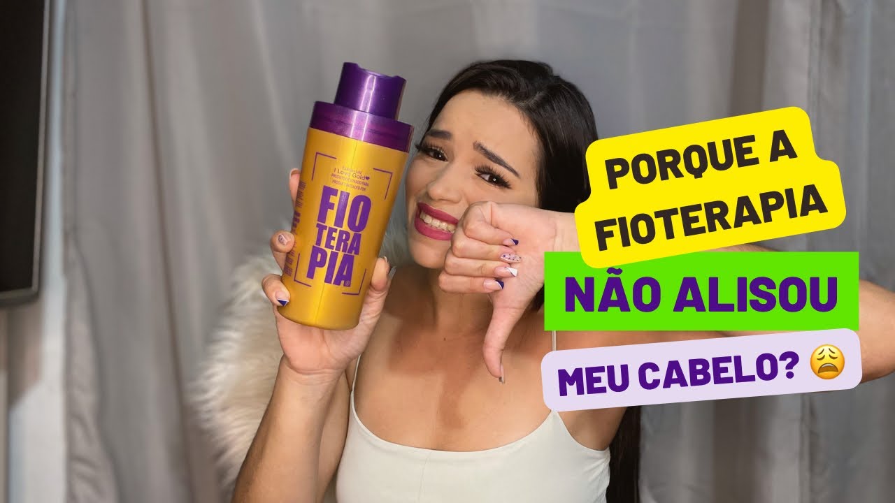 Porque a Fioterapia não alisou o meu cabelo?