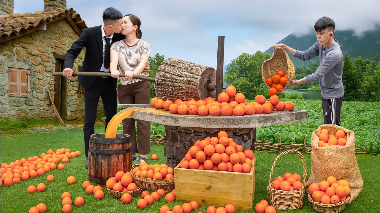 CEO Leaves City for Jungle Life: Builds Orange Juice Machine From Cement & Sand &ndash; Pure Genius