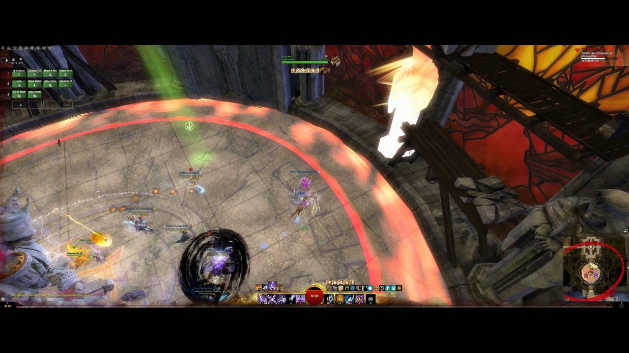 Gw2 - Raid W3 - Keep Construct Achievement - Down,Down,Downed ElePov