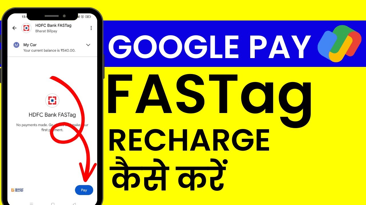Google Pay me FASTag Recharge Kaise Kare | Gpay FASTag Recharge
