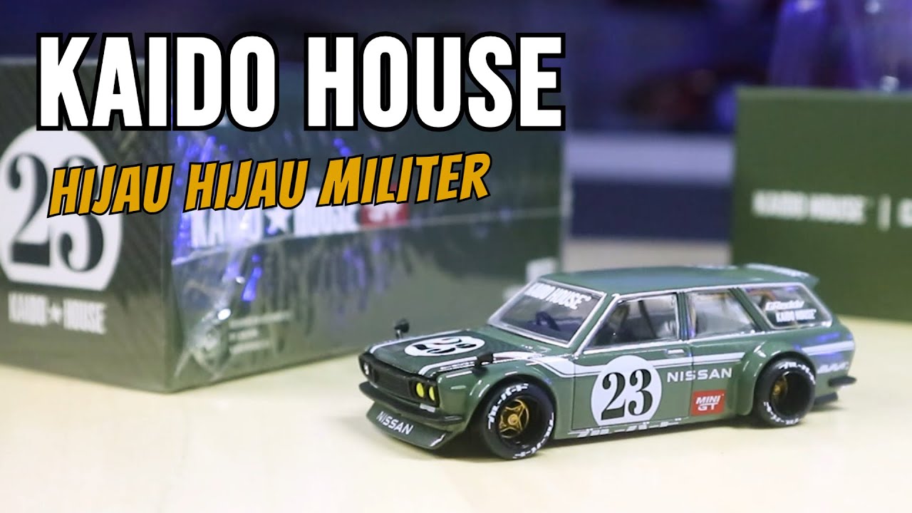 WEW WARNA DIECAST NYA MILITER BANGET, MINI GT KAIDO HOUSE DATSUN 510 WAGON