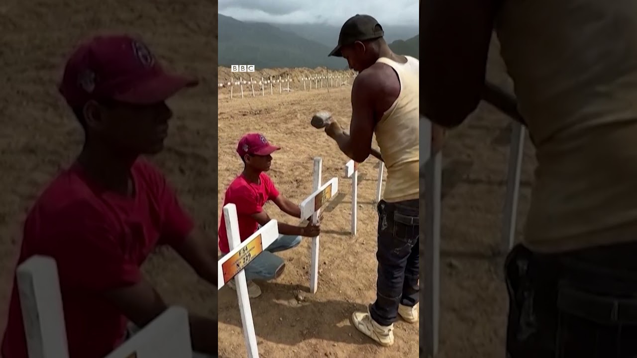 El cementerio de emergencia en La Guaira | BBC Mundo