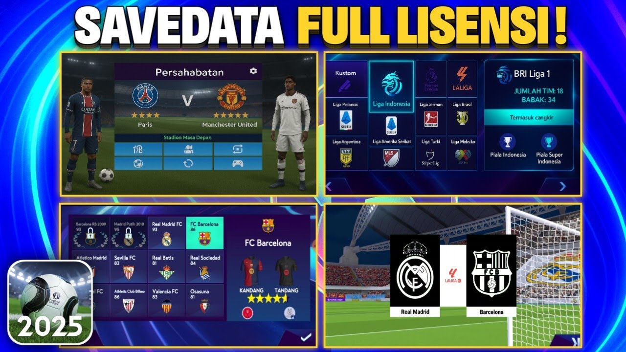 New full license update Football League 2025 SaveData !!