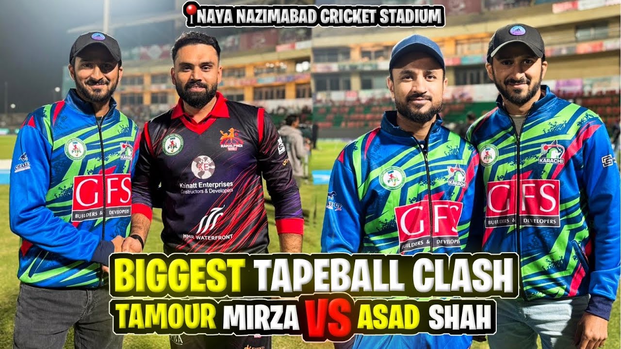 Unbelievable Finish | Asad Shah vs Tamour Mirza | Biggest Tapeball Cricket Clash