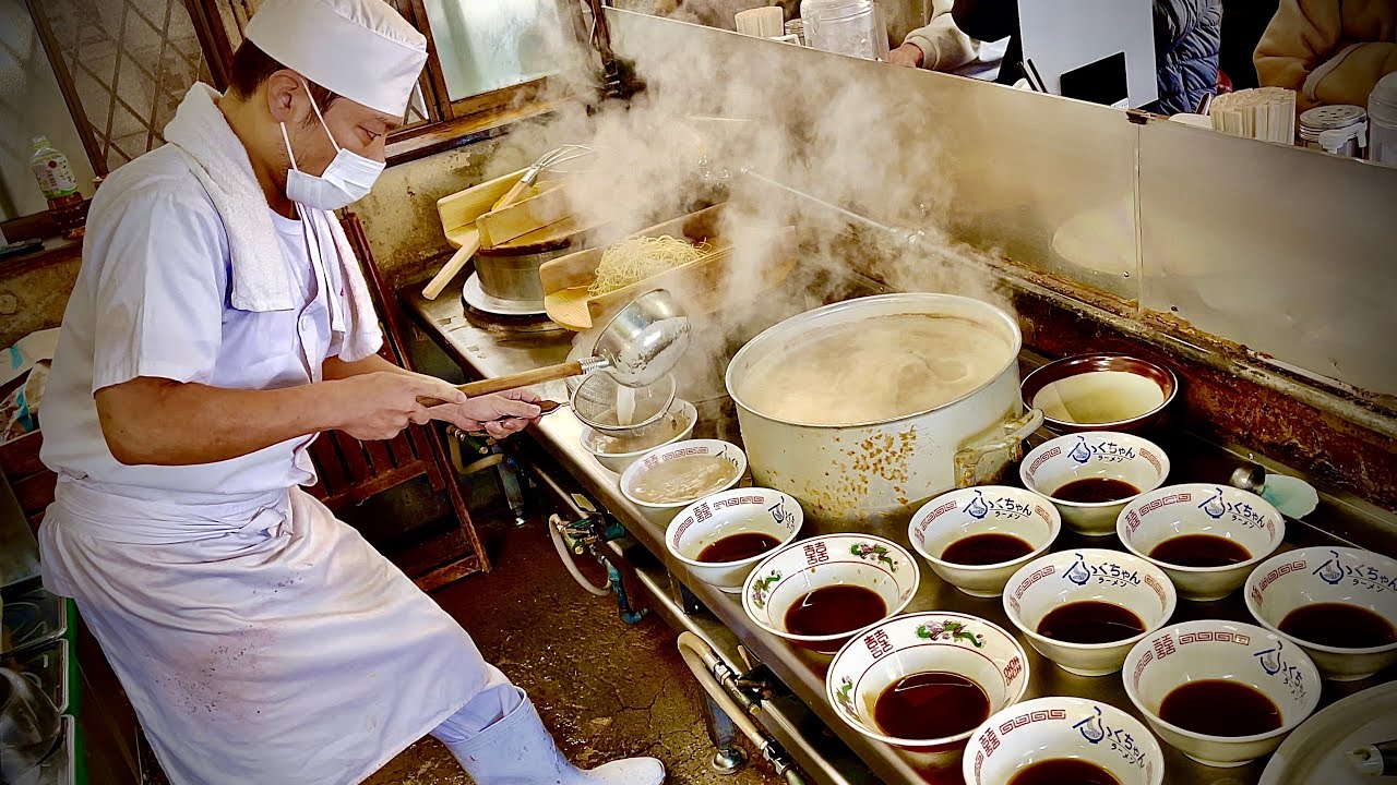 開店と同時に即満席！福岡市民に愛され続ける名店の朝に密着！Hakata's popular tonkotsu ramen 
