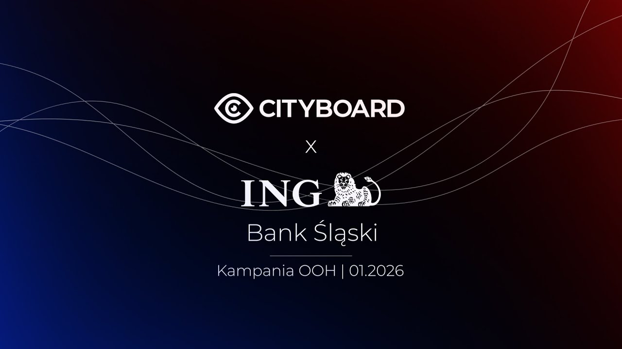 Cityboard x ING Bank Śląski | Kampania OOH | 01.2026