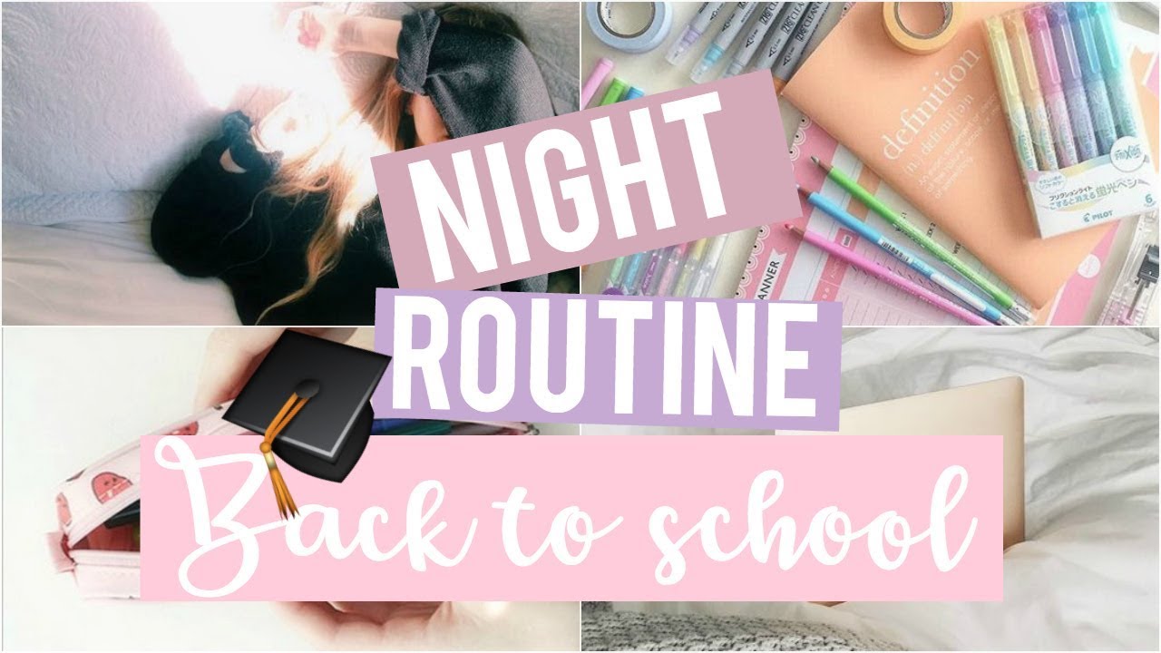 BACK TO SCHOOL I ROUTINE VEILLE DE LA RENTREE
